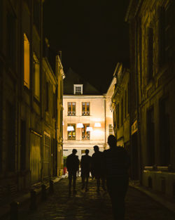 "Retour de nuit / Night return"