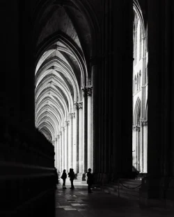 Cathédrale Notre Dame Reims - ombres