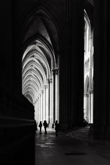 Cathédrale Notre Dame Reims - ombres